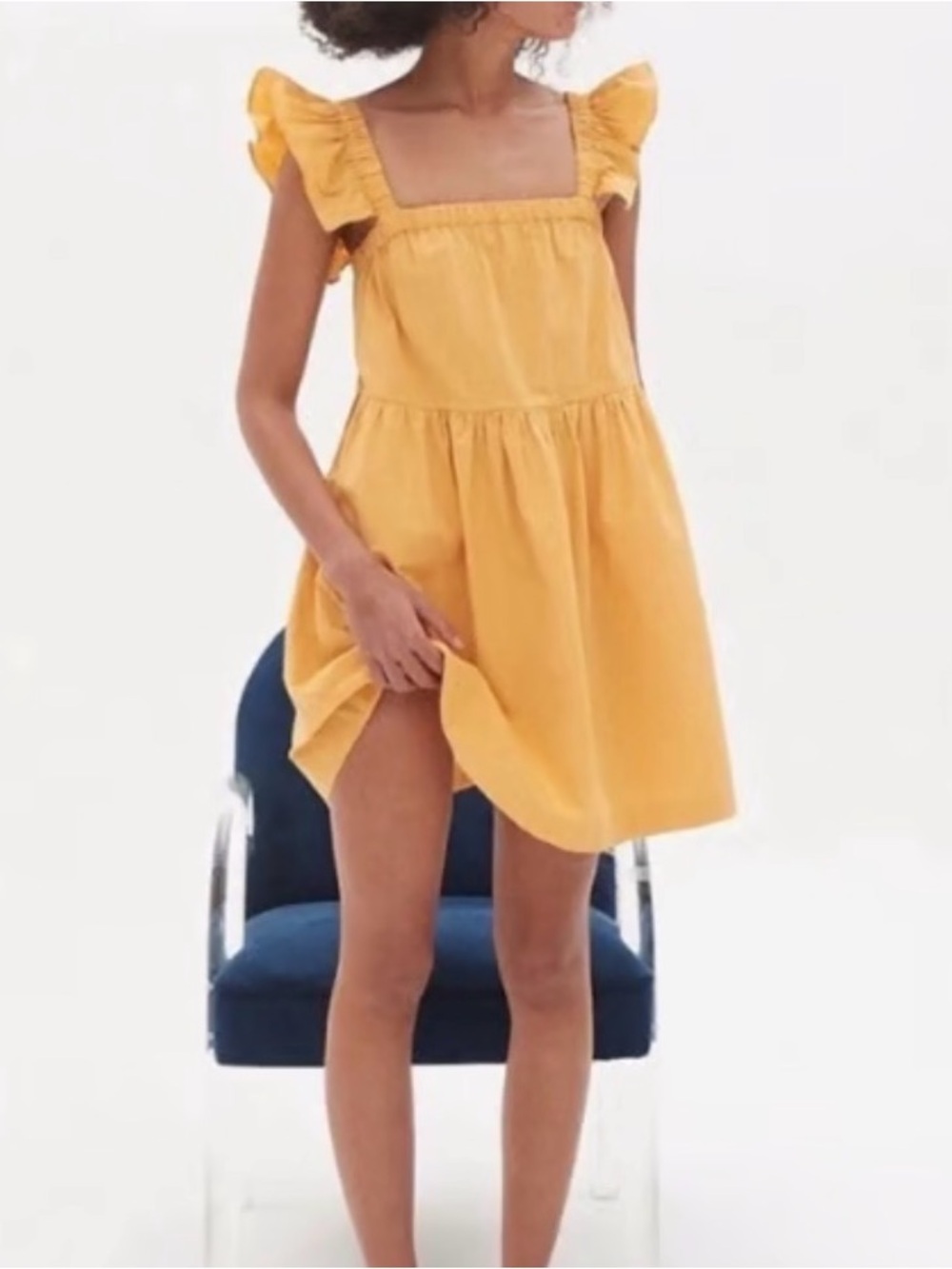 Madewell warm Yellow sundress - Picture 6 of 6